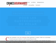 Tablet Screenshot of crimesgourmands.com